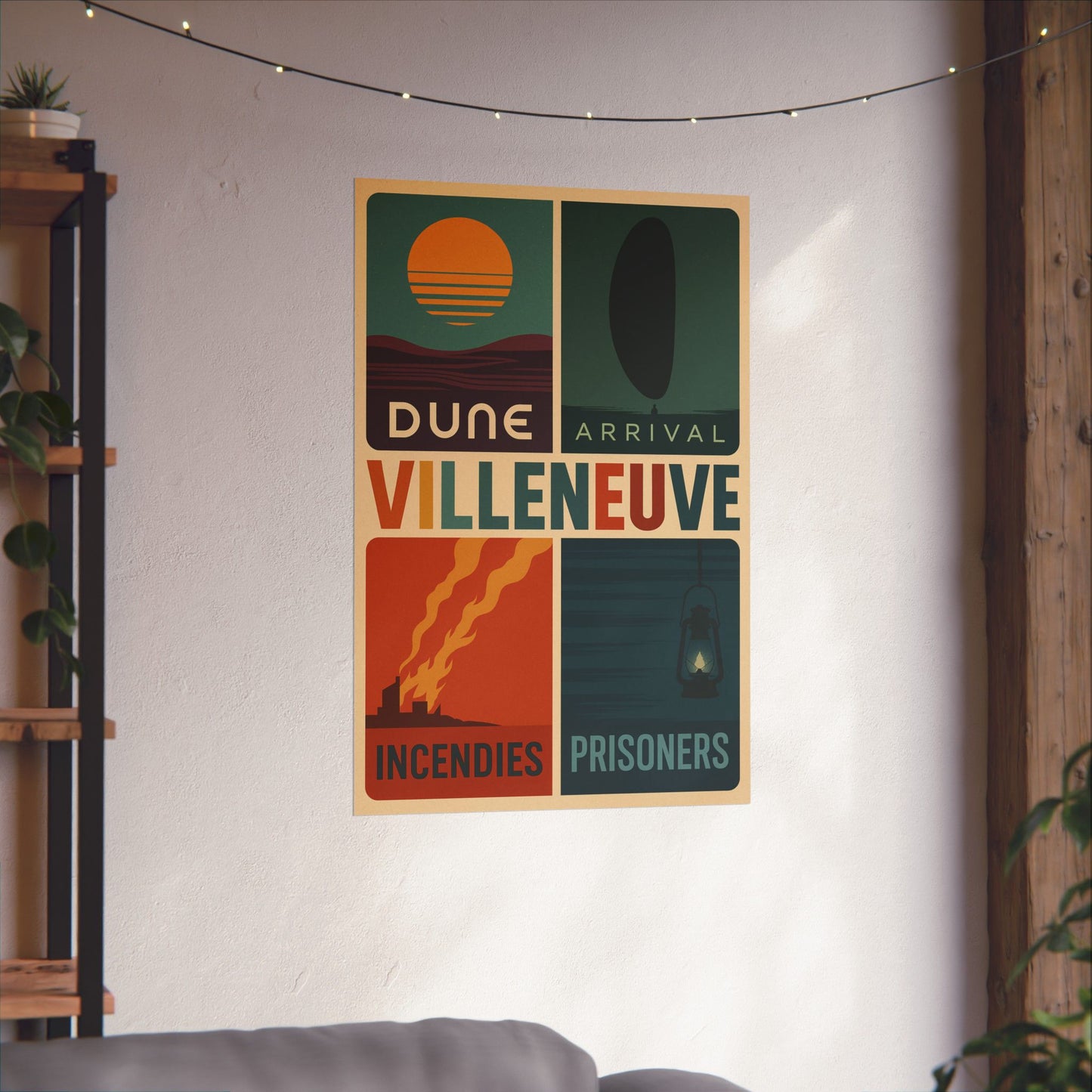 Villeneuve Collection - Retro Animated Movie Wall Poster