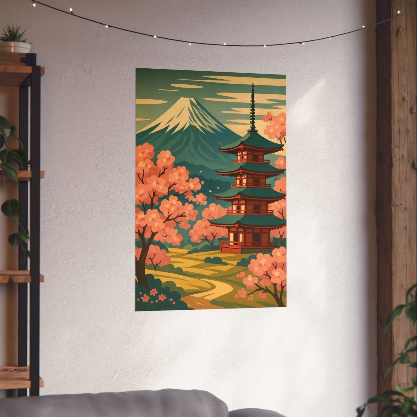 Spirit of Japan - Retro Art Deco Japan Wall Poster