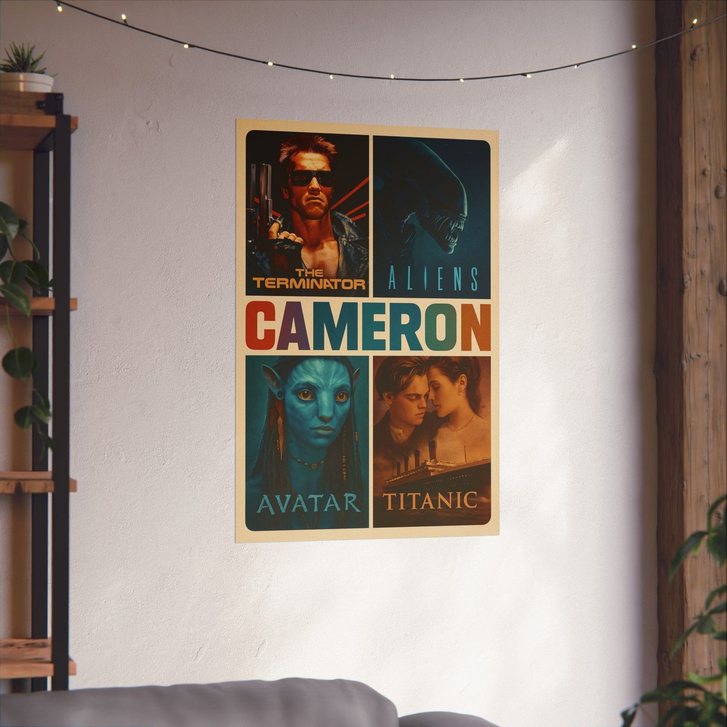 Cameron Classics - Retro James Cameron Movie Wall Poster