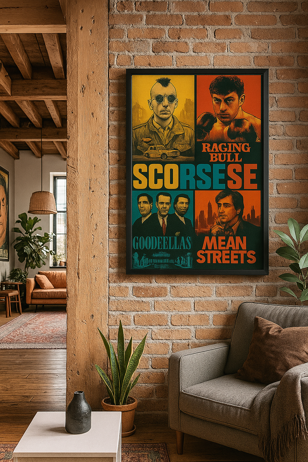 Scorsese Icons - Retro Martin Scorsese Movie Wall Poster