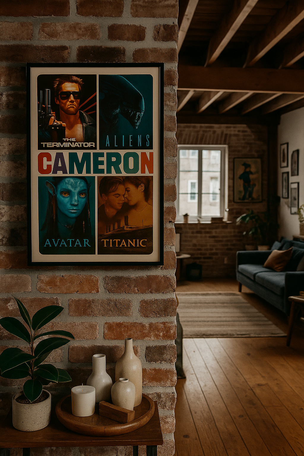 Cameron Classics - Retro James Cameron Movie Wall Poster