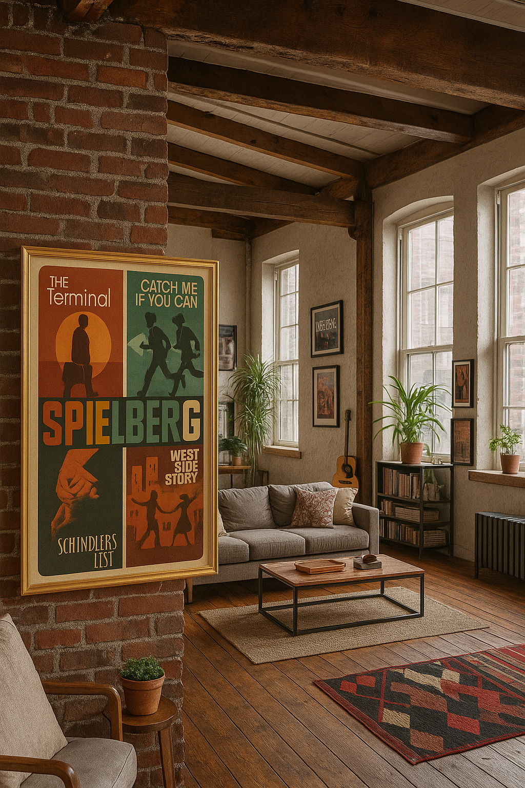 Spielberg Drama - Retro Steven Spielberg Movie Wall Poster