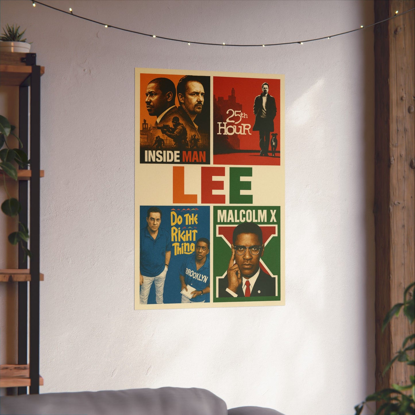 Spike Lee Essentials - Retro Movie Wall Poster