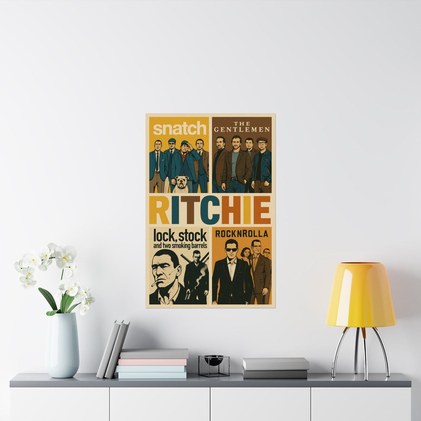 Ritchie Classics - Animated Retro Guy Ritchie Movie Wall Poster
