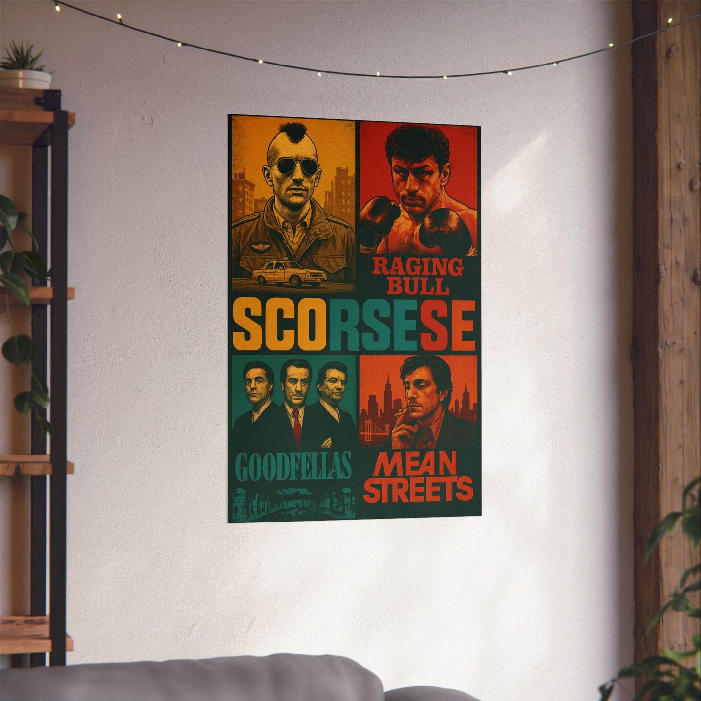 Scorsese Icons - Retro Martin Scorsese Movie Wall Poster