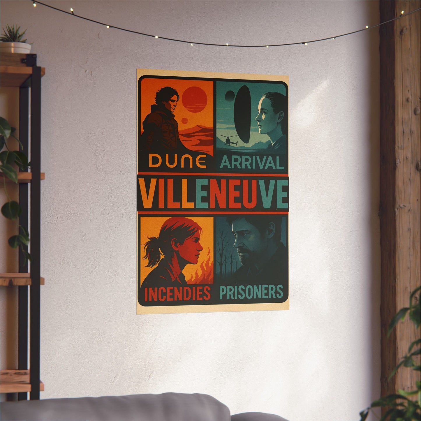 Villeneuve Masterworks - Retro Animated Movie Wall Poster