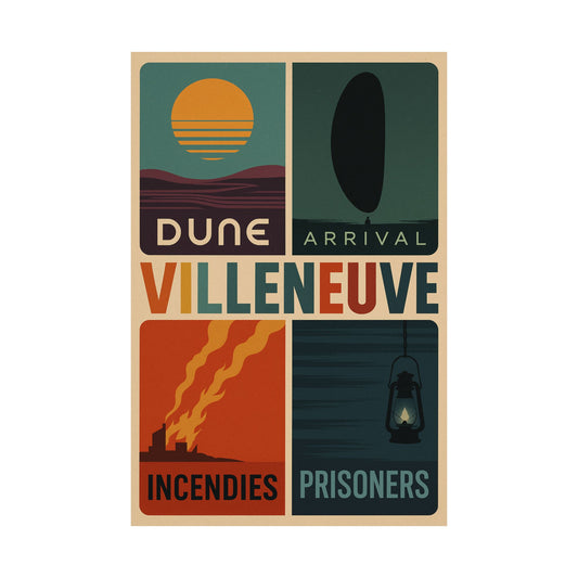 Villeneuve Collection - Retro Animated Movie Wall Poster