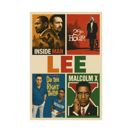 Spike Lee Essentials - Retro Movie Wall Poster