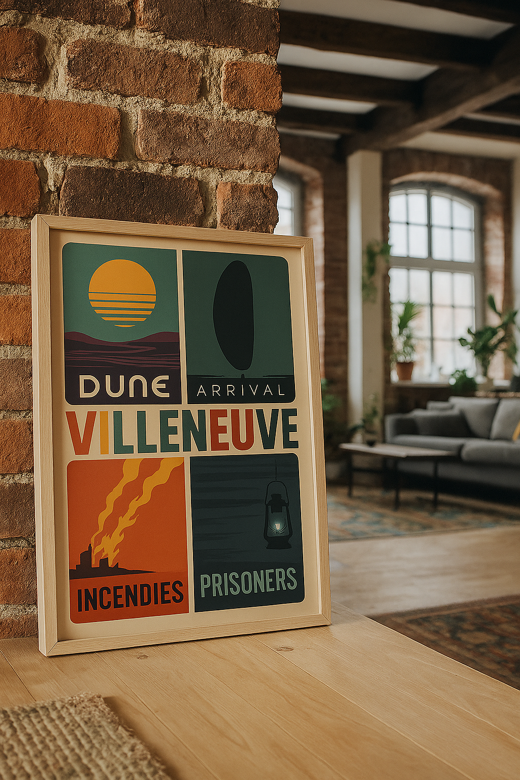 Villeneuve Collection - Retro Animated Movie Wall Poster
