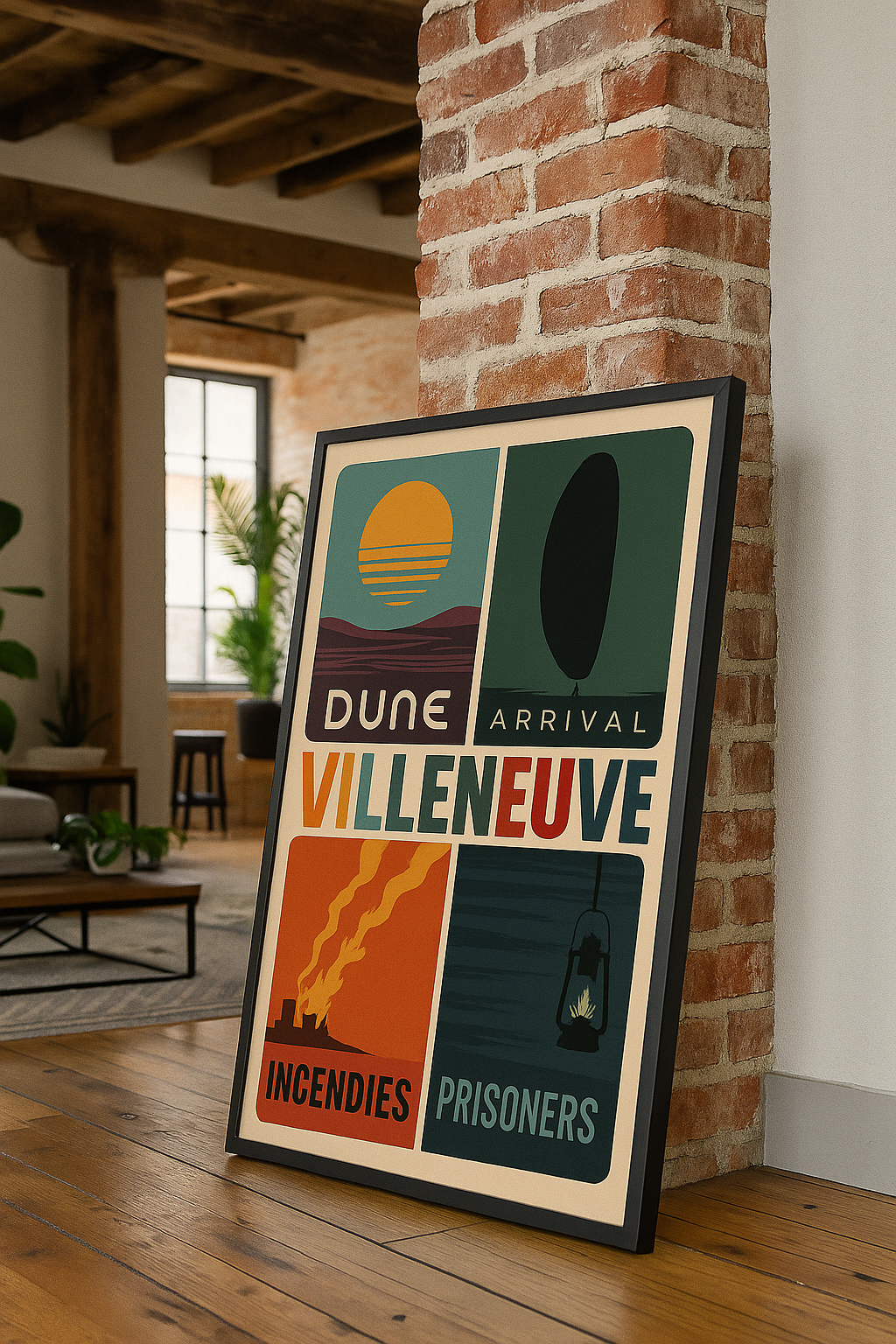 Villeneuve Collection - Retro Animated Movie Wall Poster