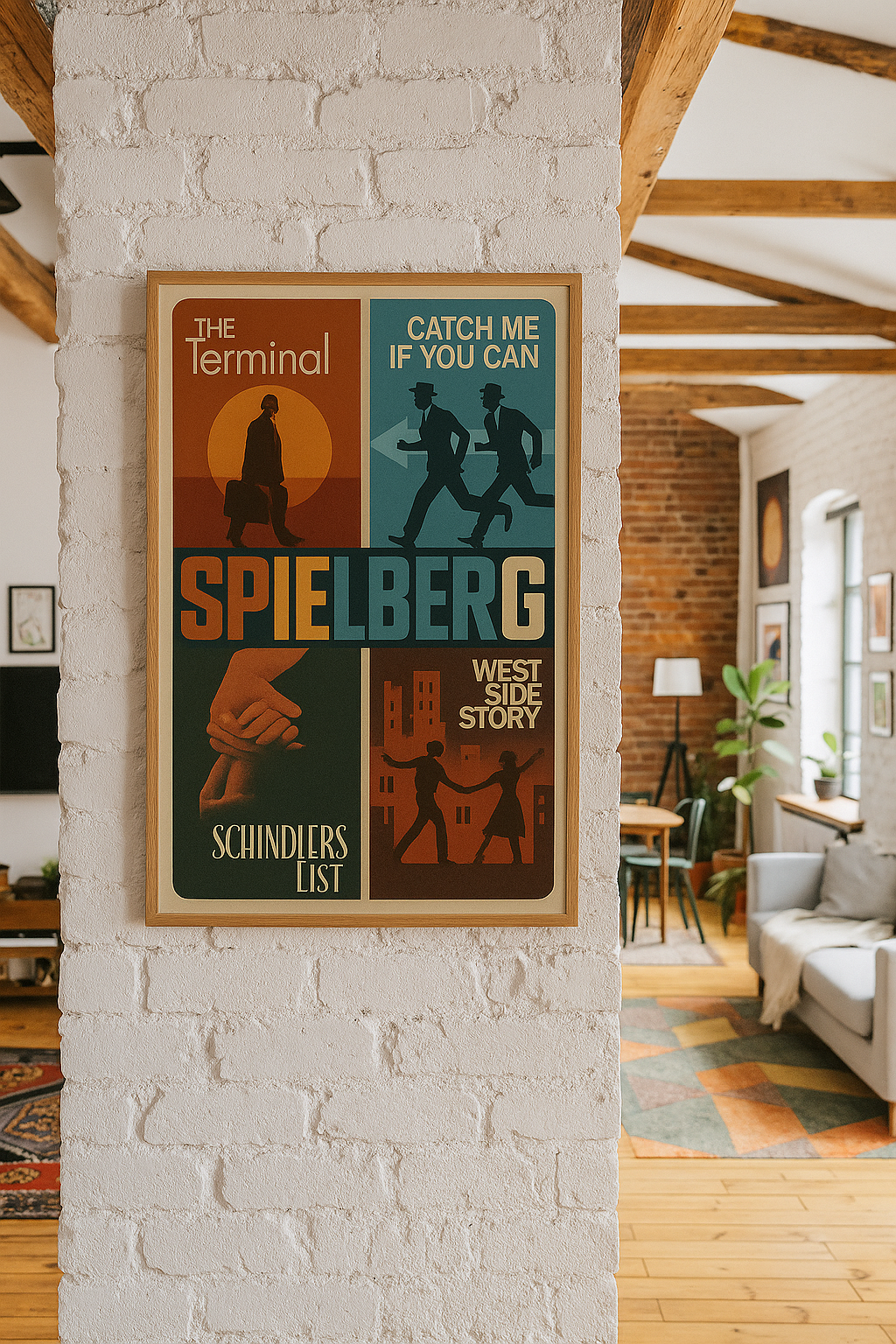 Spielberg Drama - Retro Steven Spielberg Movie Wall Poster