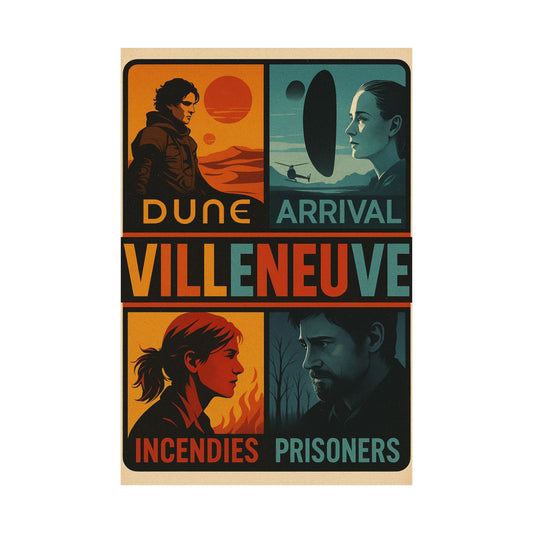 Villeneuve Masterworks - Retro Animated Movie Wall Poster